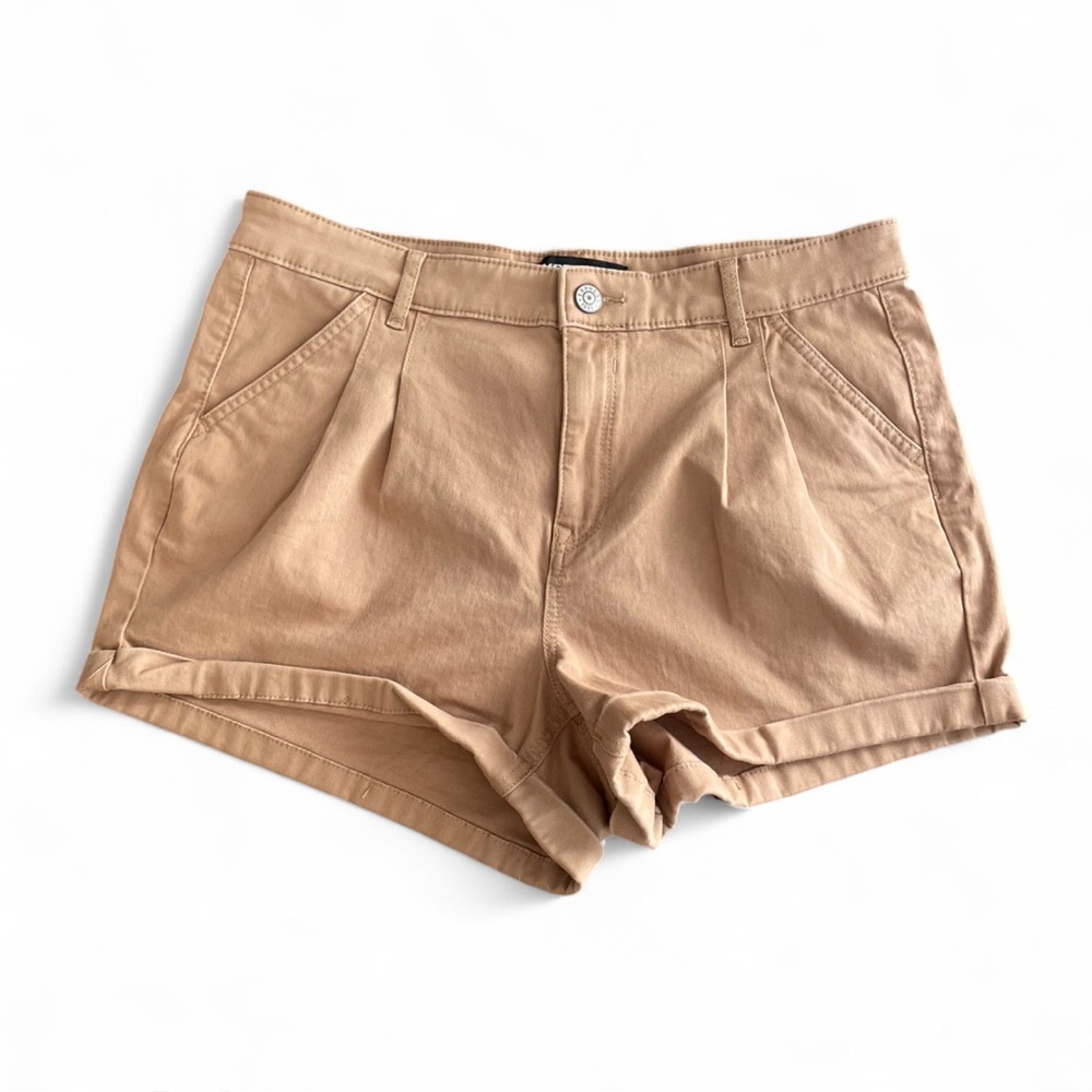 Express Pleated High Rise Mom Short‎